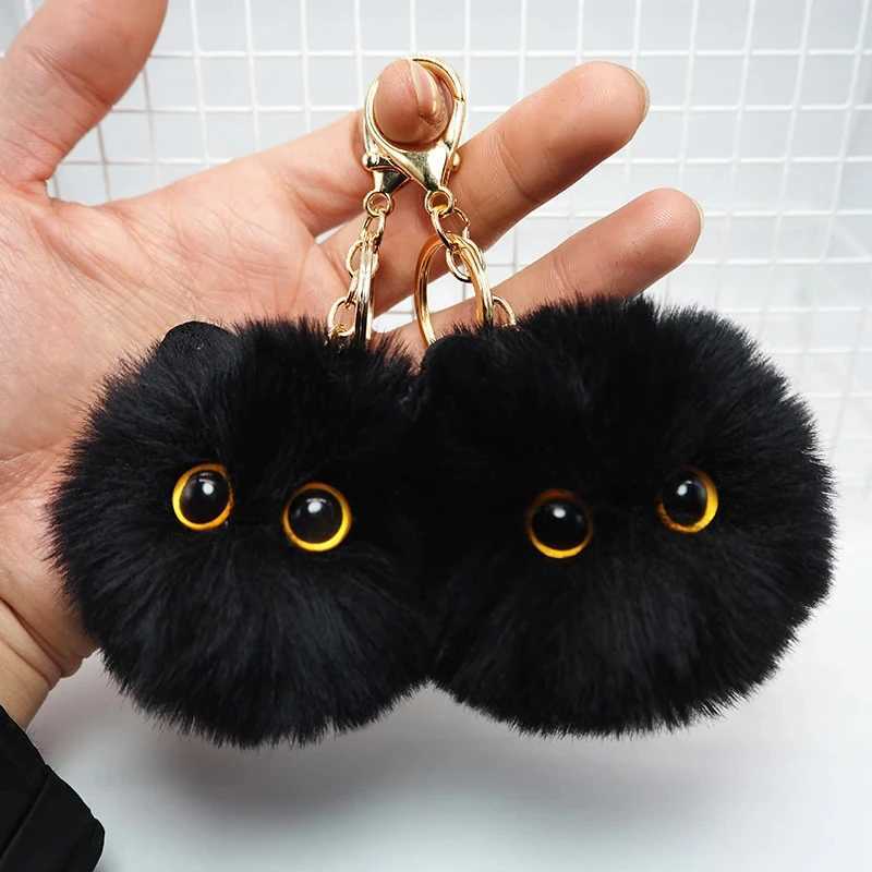 Cute Plush Keychain Cartoon Cat Toy Pendant Keychain Female Packaging Decoration Car Keychain Cute Girl Gift Accessories W250411