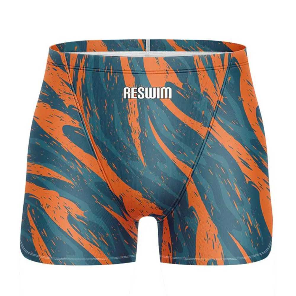 Summer Swimming Mainline Mens Swimming Jammer Short Life Endurance Sports Training Swimsuit New Beach Tight ShortsW250410