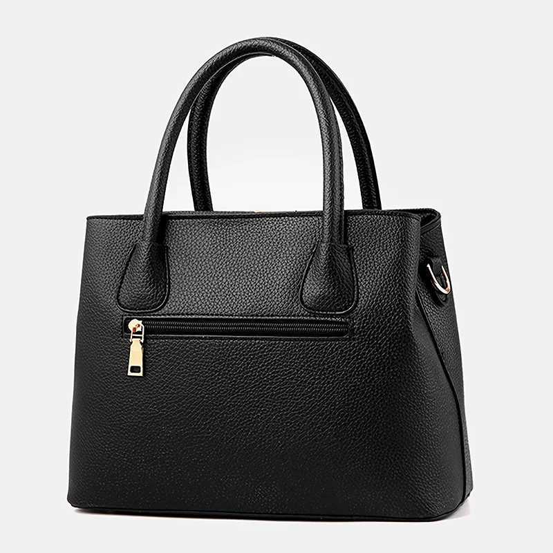 New European and American foreign trade womens bag embroidery lychee pattern fashion handbag shoulder bag oblique span bagT251110