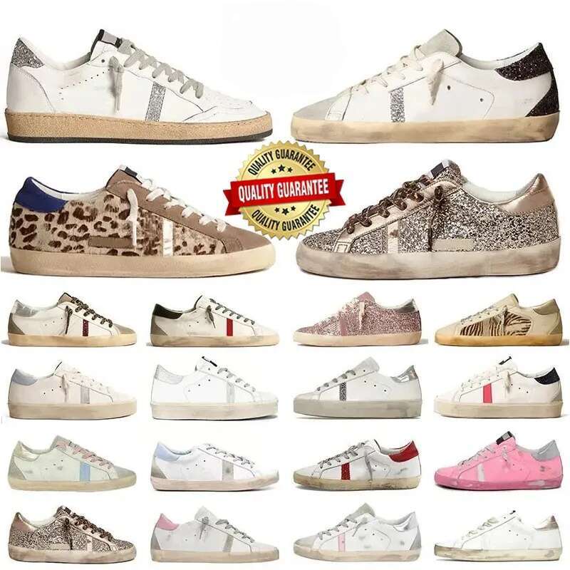 Designer Dirty Old Casual shoes With Box star Sneakers Women Platform Italy Black white Green Men Loafers Outdoor Sports Trainers fashion shoe