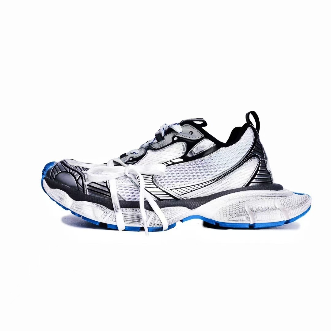 Retro style luxury shoes casual shoes colorful distressed thick sole height increasing designer shoes mesh sports shoes new winter casual versatile sh