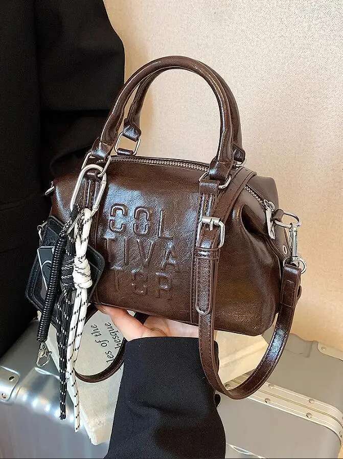 Top-Handle For Women Brand Designer Crossbody Bags With Pendent Large Capacity Pillow Bag Boston Purses And Handbag