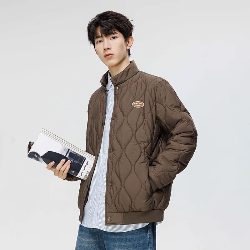 Streetwear Mens Thicken Puffer Jacket Korean Loose Warm Winter Cotton Padded Jackets Fashion Versatile Parka Coat Men Clothing 251106
