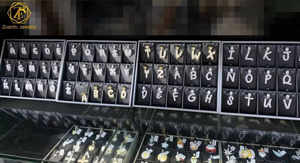 Custom VVS Moissanite Name Hip Hop Women Fine Jewelry Iced Out Letter Charm Necklace 925 Sterling Silver Rapper Pendant Customizable