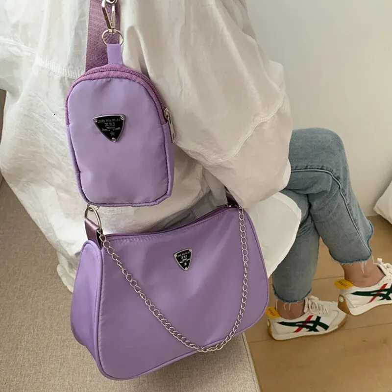 Nylon Crossbody Bag For Women Fashion Portable Casual Underarm Bag Students Cross Body BagT251110