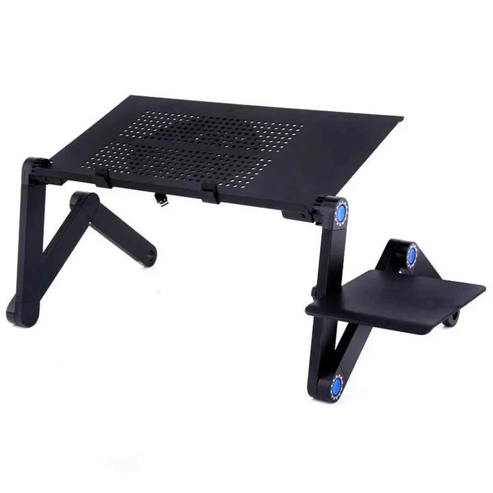 Adjustable Laptop Standing Desk Bed Mtifunctional Laptop Table 360 Rotating te Notebook Lap Aluminum Laptop Stand C251111