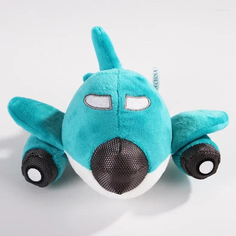 Update Pet Airplane Shaped Grinding Teet Bite Resistant Sound Gnawing Supplies