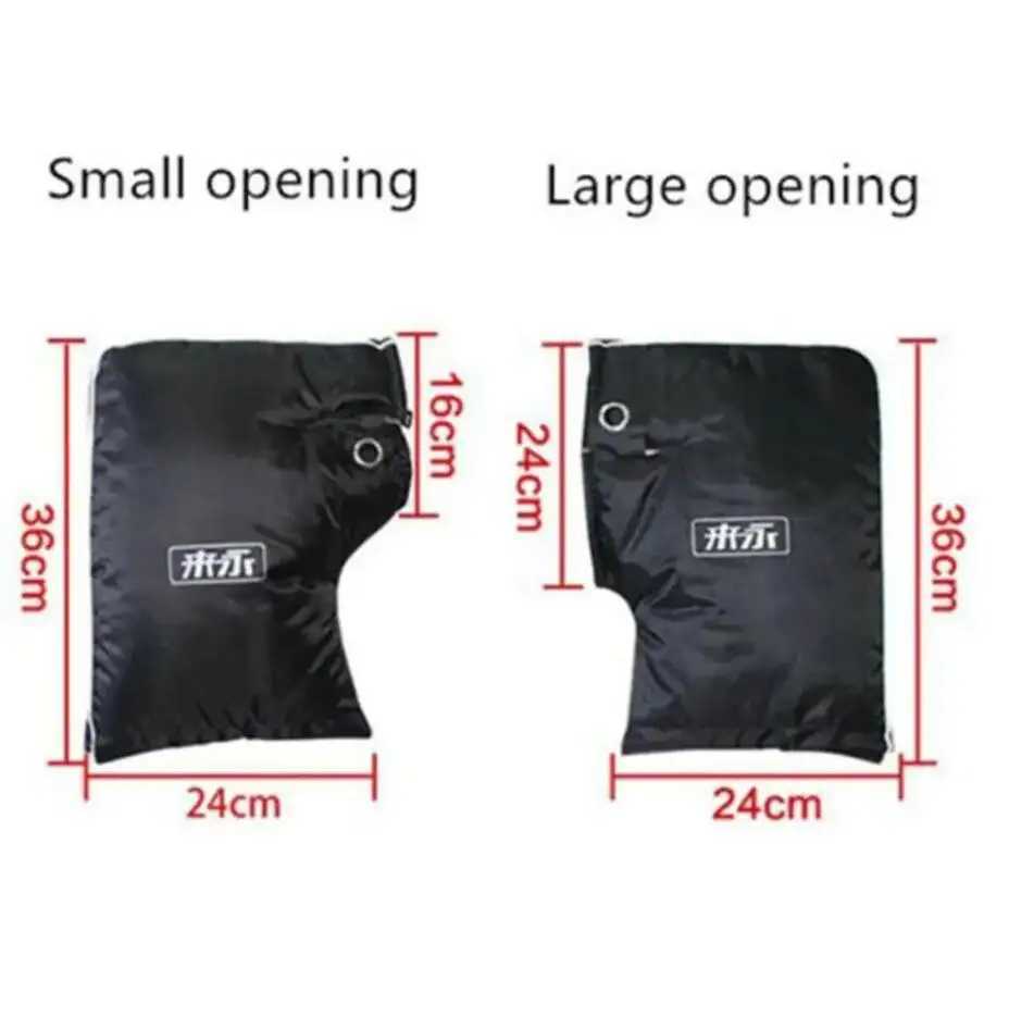 Motorcycle Scooter Thick Warm Handlebar Muff Grip Handle Bar Muff Rainproof Riding Protective Winter Warmer Thermal Cover Gloves S25118{category}