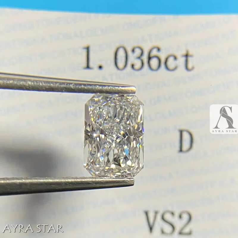 1CT 2CT 5CT 7Ct Best Quality Loose Radiant Cut DEF Color VVS1 VS1 Jewelry LAB Diamond With IGI GIA Certificate Radiant Cut