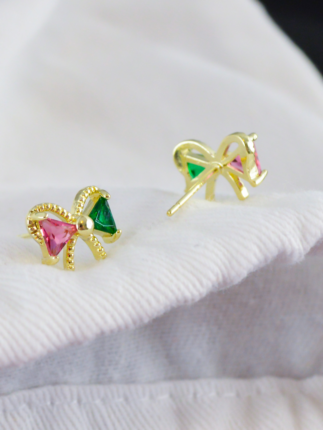 Chic Copper Stud Earrings for Women - Durable Material with Vibrant Finish