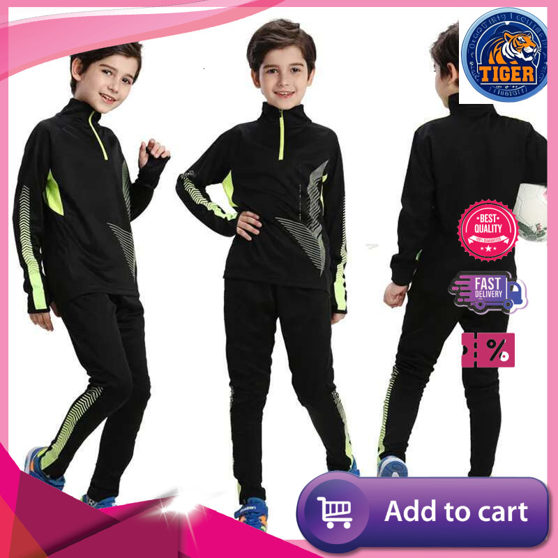 Ddmytiger China Domestic Boy Girl Spring Autumn Running Sweatshirt Sweatpants Children Kids Basketball Football Sets Sports Suit Tracksuits Jersey Kit