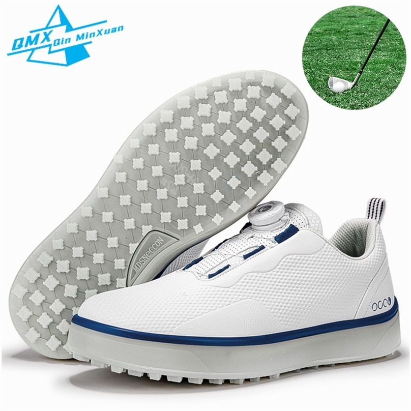 Couple Golf Shoes Mens White Waterproof Rotating buckle Fitness Spikeless Non slip Golf Golfer Training Golf Sneakers Women 251023ww