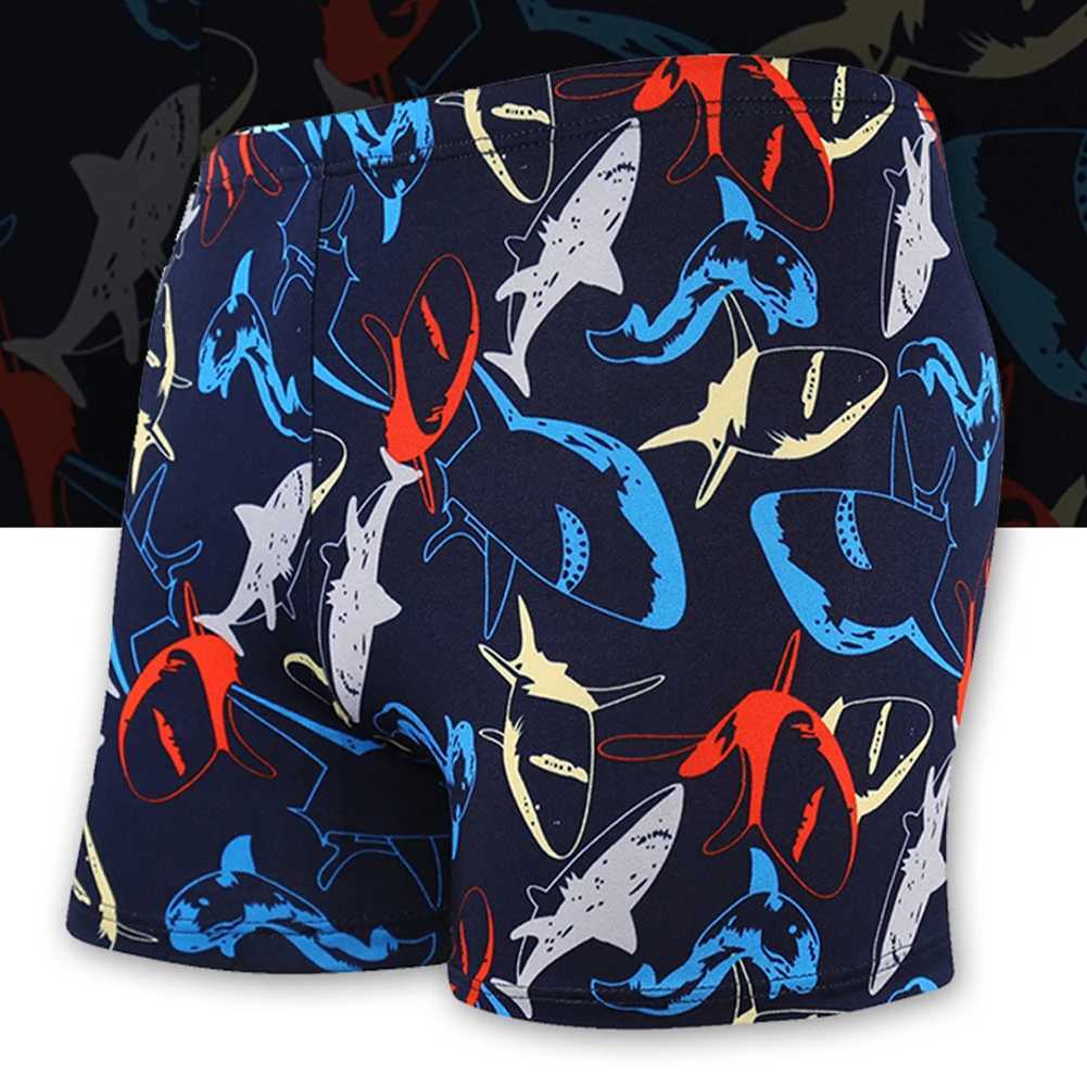 Pc boys swimming trunks cartoon printed bathtub big childrens swimming shorts 2024 summer youth beach swimsuit shortsW250410