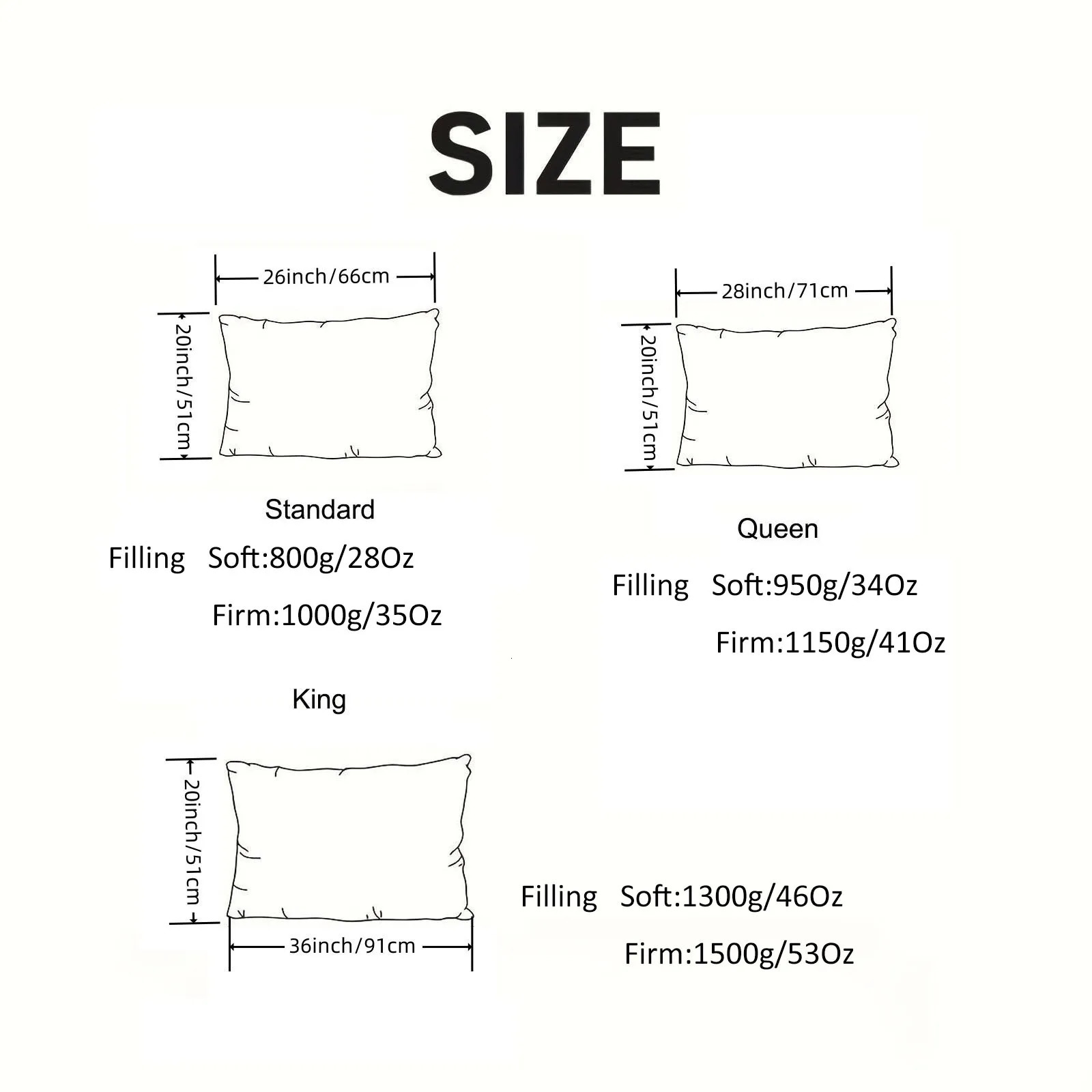 Duck Feathers and Down White Pillows with 100 Cotton Cover Bed Sleeping el Collection Pillows Set of 2 251105