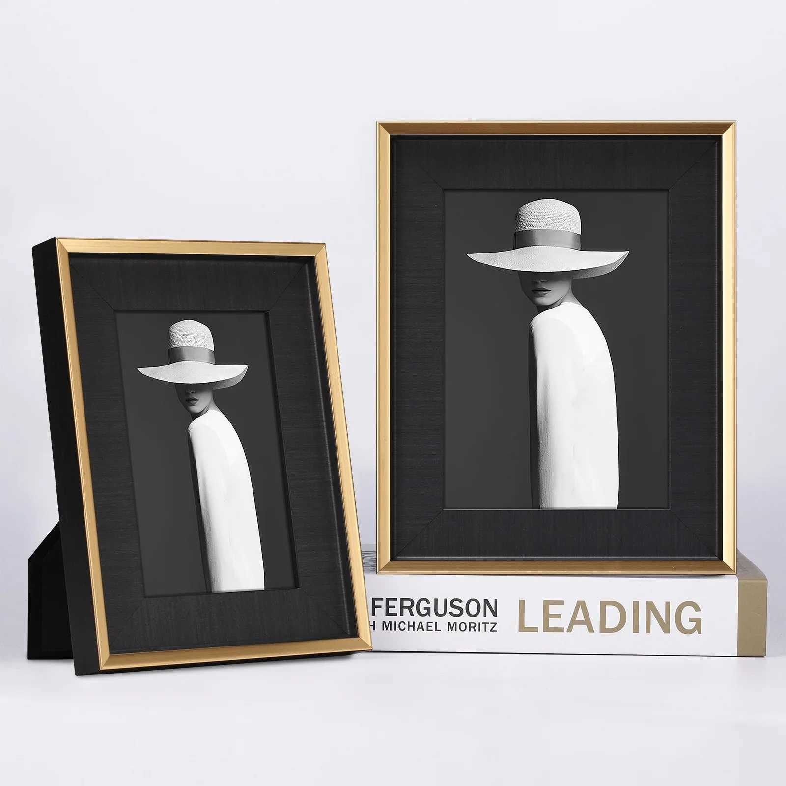 European Luxury Wooden Photo Frame Home Office Study Desktop Decoration L251110 H260306