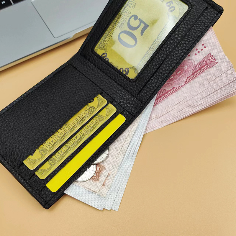 Cross-Border Supply Short Hot Horizontal Men's Wallets Source Manufacturers Wallet Wholesale