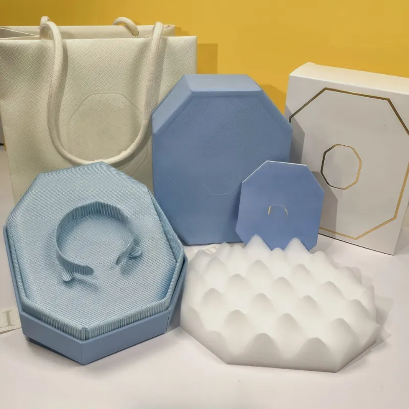 luxury jewelry box pink yellow cute bracelet earrings necklace ring Designer letters case classic blue letters swan nice charm dust pouch bag boxes cases