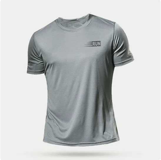 Quick Dry Running Shirt Shirt Mens Sportswear Mens Jogging T-shirt Quick Dry Compression Sports T-shirt Gym M250411