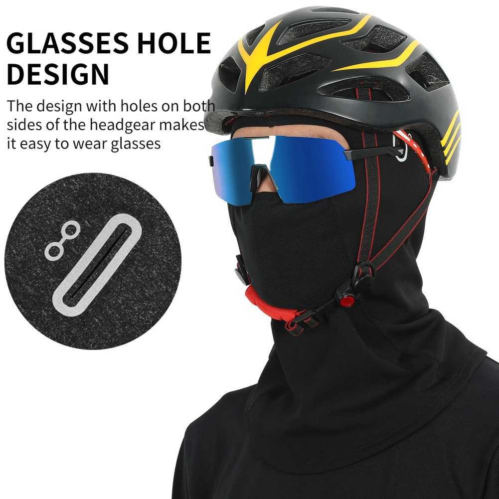 Winter Warm Cycling Mask Breathable Thermal Biking Mask Windproof Motorcycle Helmet Balaclava Neck Cover Men Women Ski Mask S251110