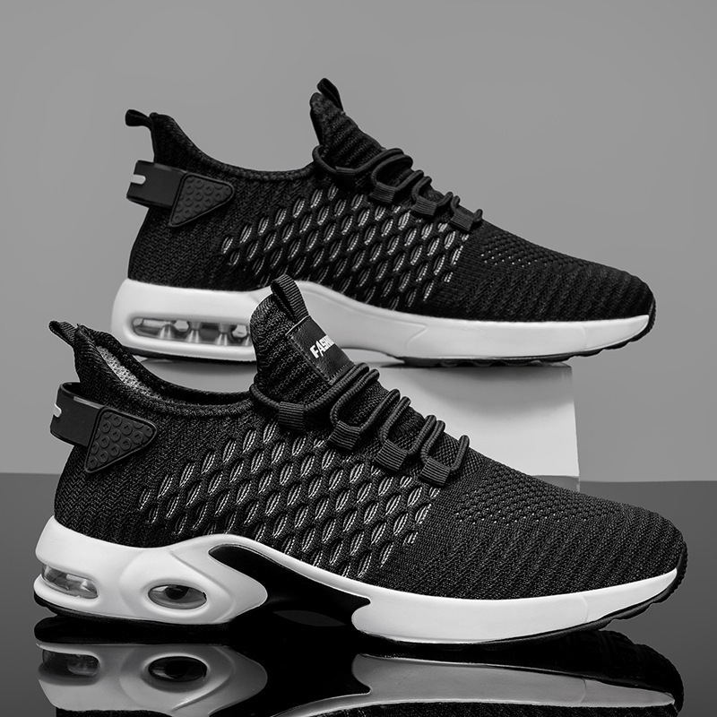 Free Shipping 2025 New Air Cushion Running Shoes Designer Sneakers Plus Size Breathable Mesh Casual Sport Shoes for Men