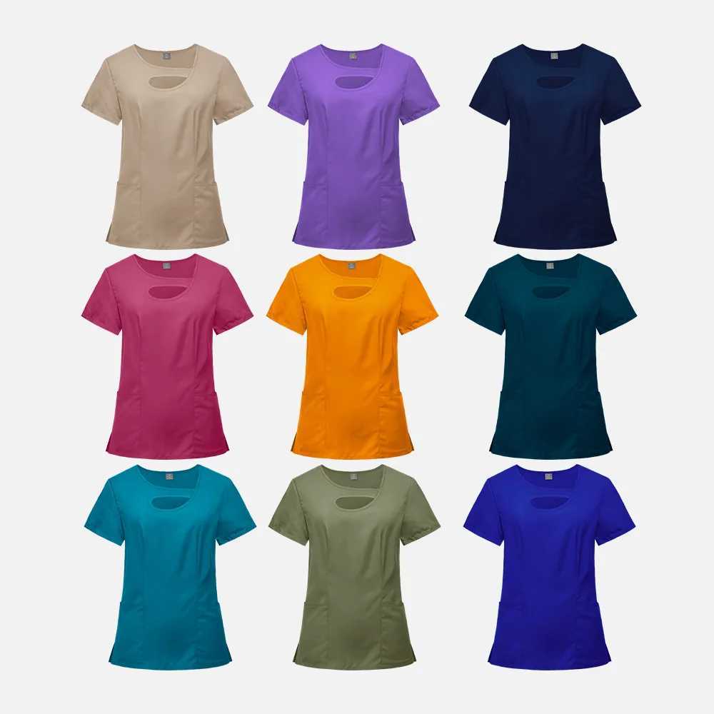 Beauty work clothes female medical nurse uniforms surgical washer sets spa tops pants clinic nursing clothes nursing uniforms jogging sets X250410