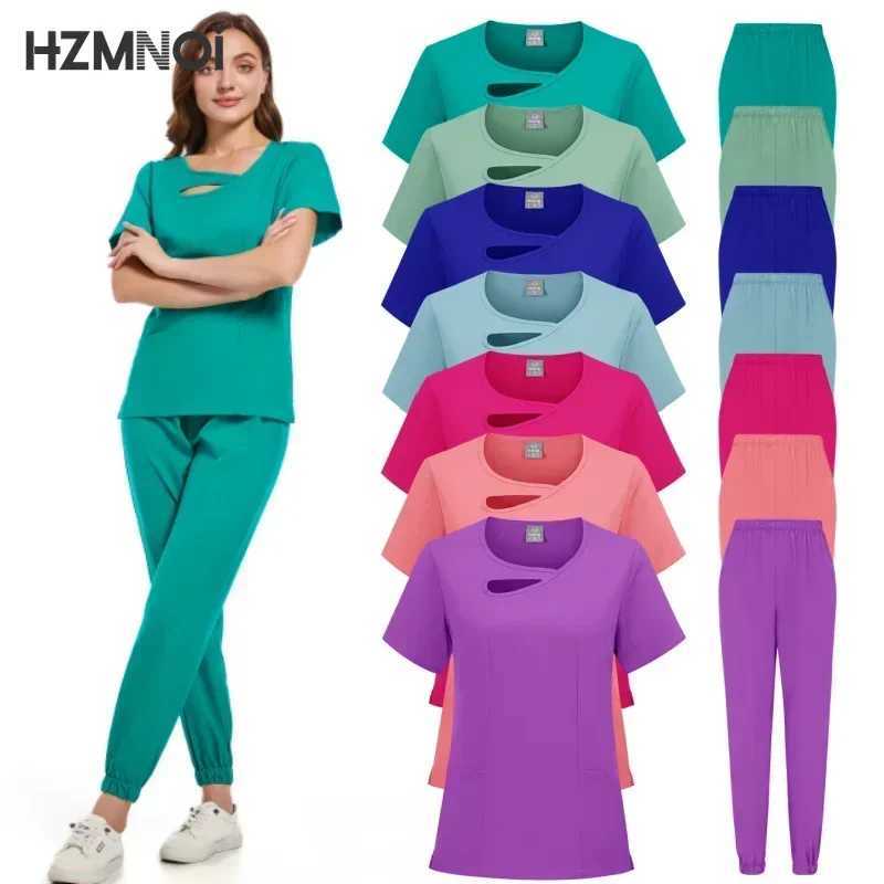 Medical Tops Pant Women Scrubs Uniforms Hospital Doctors Scrub Sets Nurses Accessories Dental Clinic Beauty Sn Workwear Suit X250410