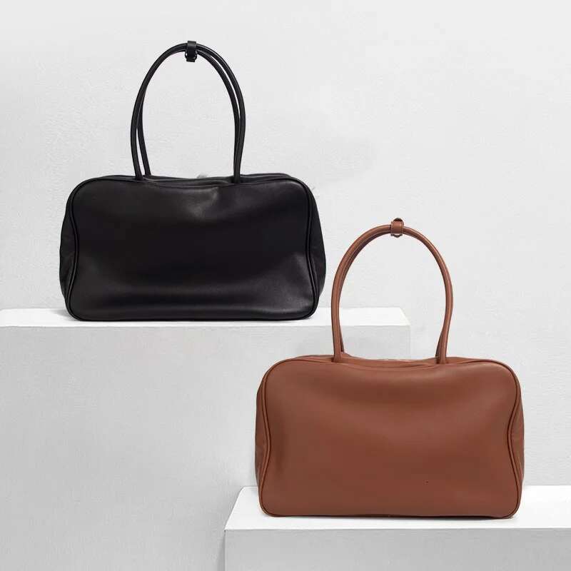 Tote Women, Large Capacity Versatile For Work, Niche High-End Handbag, Boston Bag
