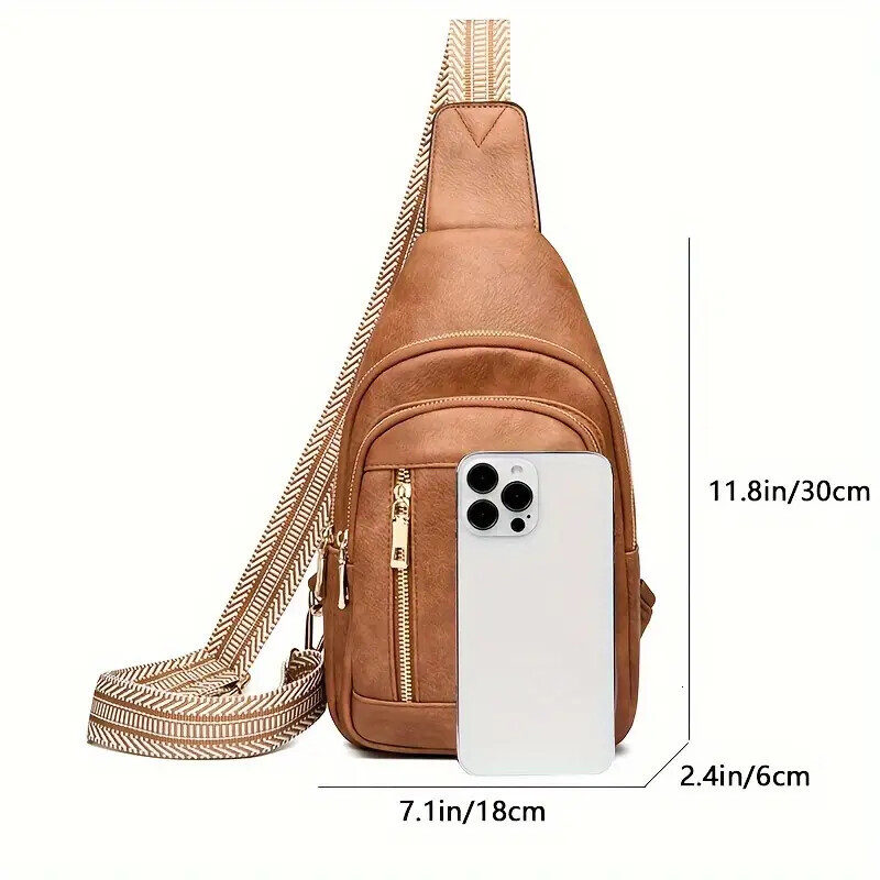 FL- Women's Crossbody Handbags Leather Women Shoulder Bag Fashion New Pattern Simple Solid Color Large Layered Practical Messenger Bag Women'