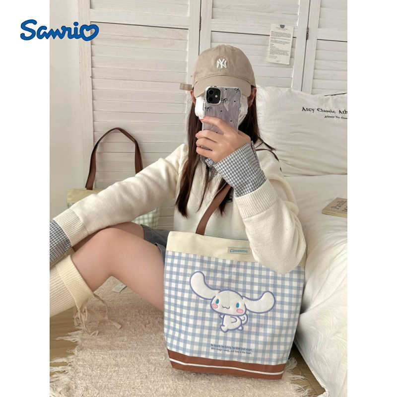 Sanrio Genuine Handbag Cute Student Tote Bag Large Capacity Shoulder Bag 2025 New Model Bag H251111