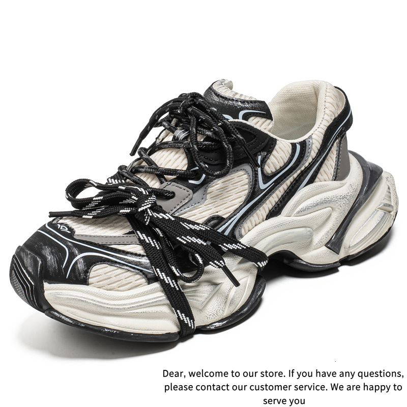 Thick soled height increasing casual shoes luxury shoes new fashion personalized casual sports shoes neutral style new winter designer shoes couple sh