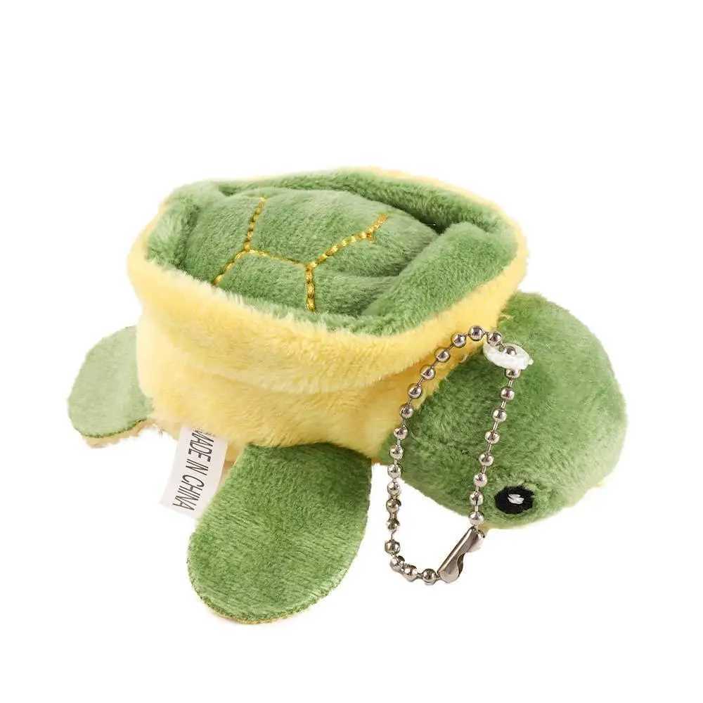 Tortoise keychain cute animal cartoon key pendant decoration soft filled plush toy key ring turtle car bag pendant W250411