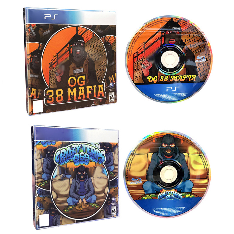 Special DVD Game Card Shape Box With Mylar Bags 3.5g Empty Plastic Pouch Holographic Laser 3.5 Resealable Aluminum Foil Storage Case