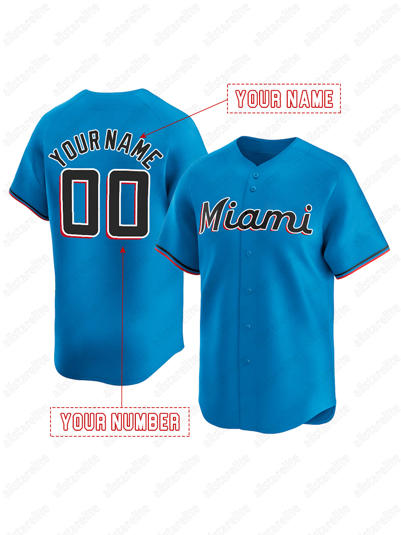 Sandy Alcantara 2025 City Connect Baseball Jersey Kyle Stowers Otto Lopez Xavier Edwards Nick Fortes Personalized Design