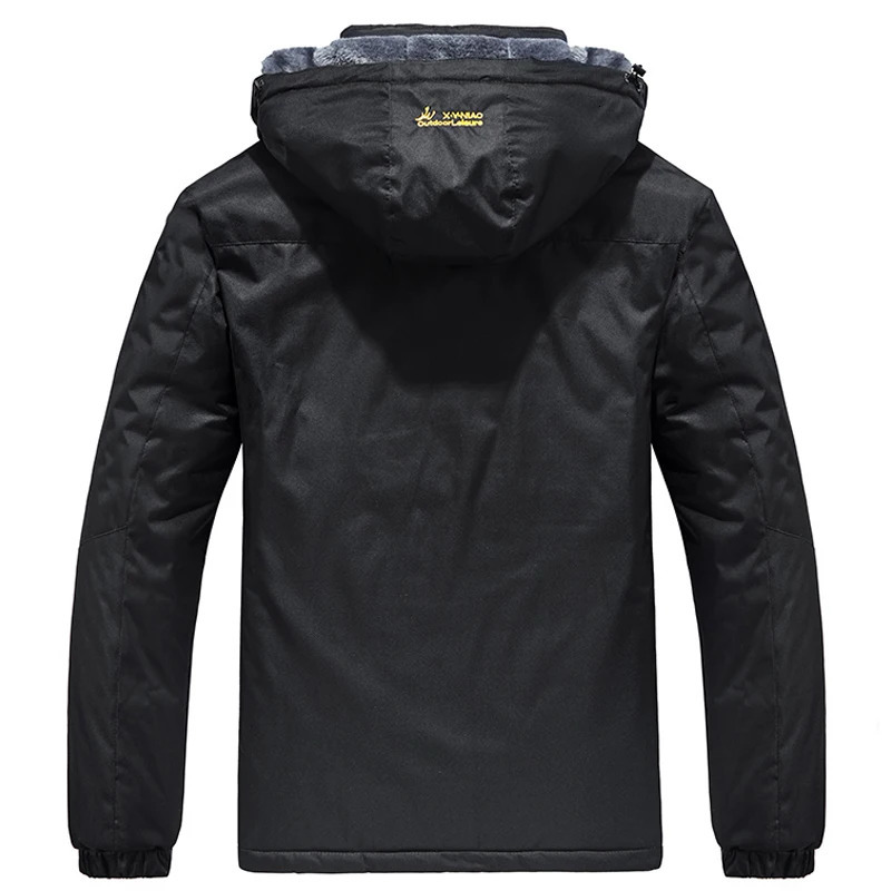 Men Thick Windproof Waterproof Jackets Mens Wool Liner Snow Ski Hooded Coats Male Parka Plus Size Winter Jacket 251105