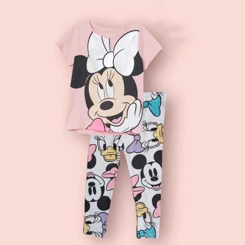 Childrens Clothing 2024 Autumn Princess Childrens Clothing Set Two piece Baby ClothingXJ250410