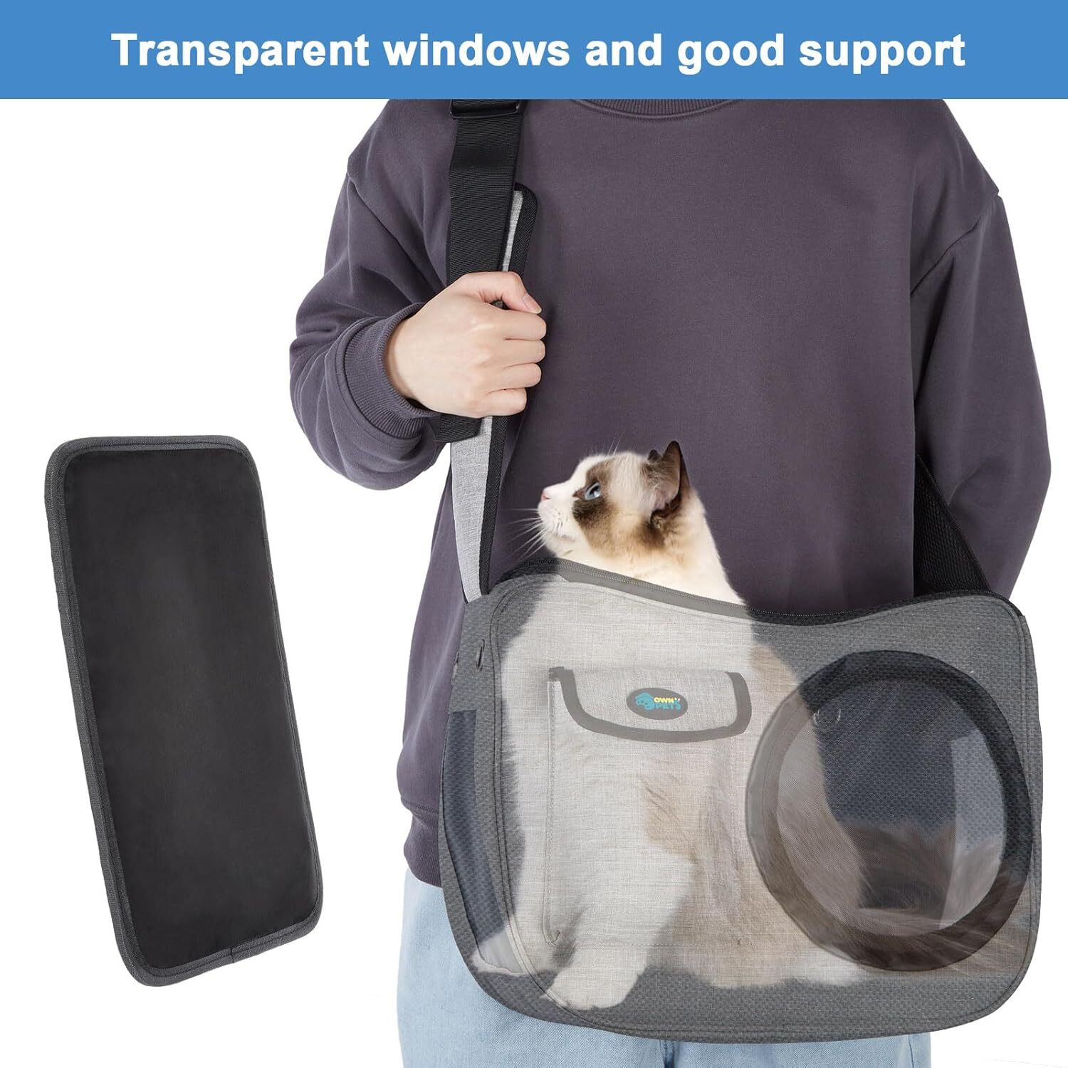 ownpets pet sling pet airline travel bag suitable for small dogs weighing 1015 pounds comfortable and adjustable perfect for aviation travel daily wal