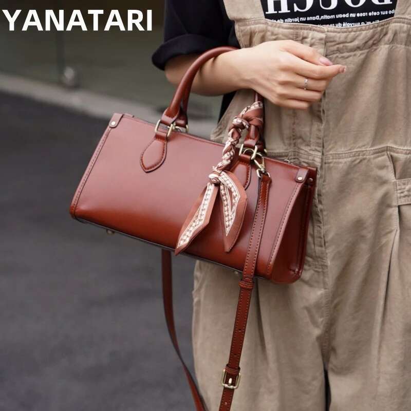 Designer Bag YANATARI Genuine Leather Woman Shoulder Handbags Ladies Crossbody Bags Designer Minimalism Bag 2025
