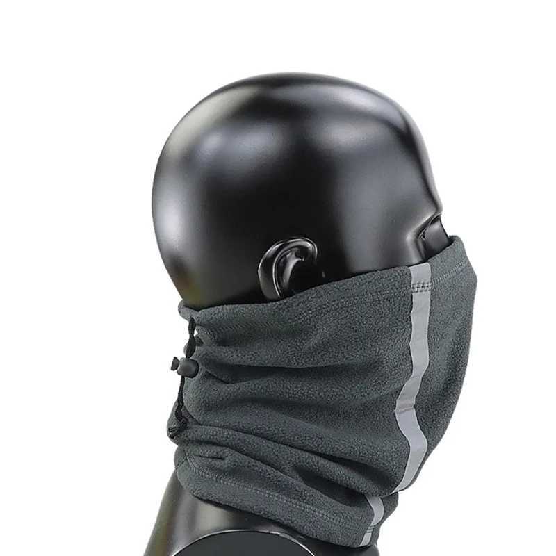 Winter Neck Warmer Cycling Men Women Fleece Warm Reflective Neck Wrap Multifunctional Hiking Face Mask Delivery Ski Neck Cover S251110