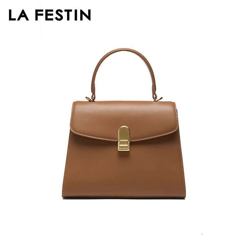 LA FESTIN 2024 New Handbag Women Designer Square Large Capacity Fashion Ladies Bags Leather Bag