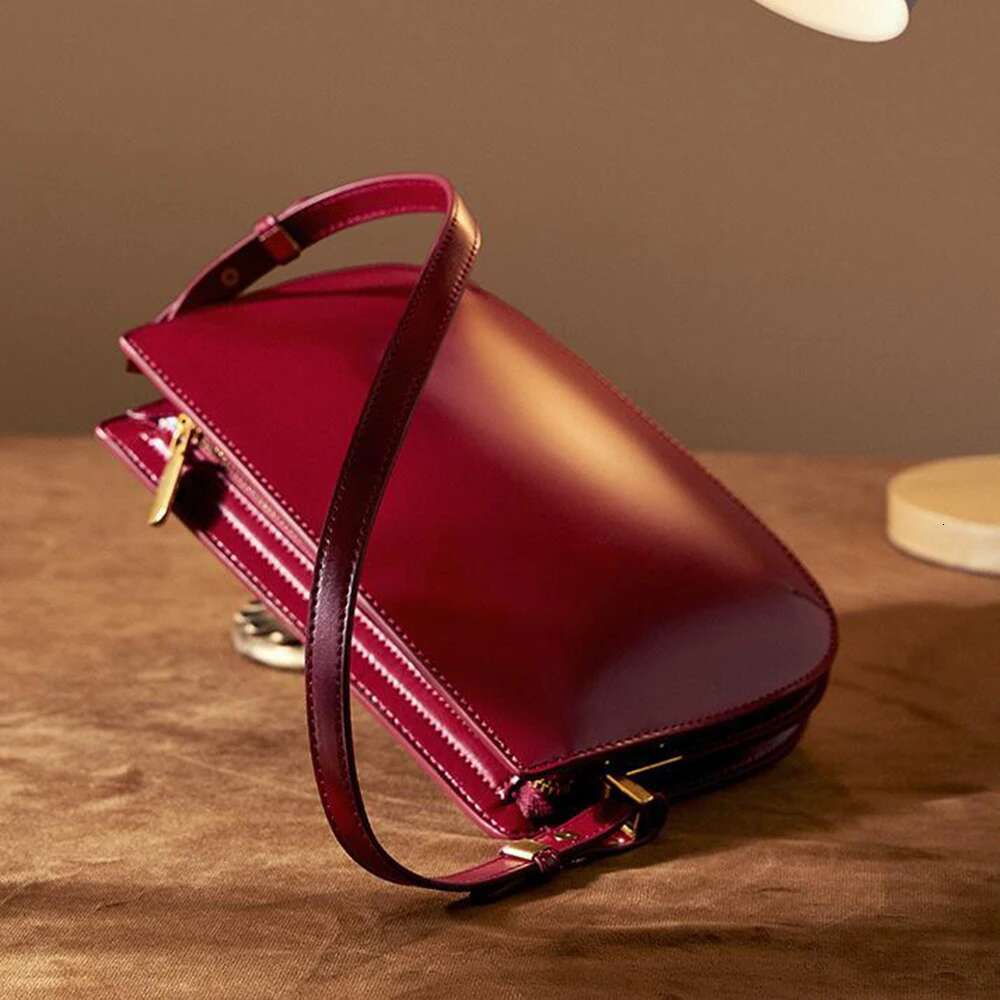 Designer Bag New Handbags Fashion Leather Shoulder Bags Female Smooth Glossy Crossbody Bag For Women Many Layer Flap Phone Purse