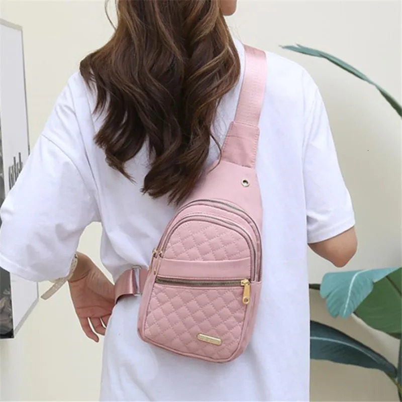 Lightweight Comfortable Quilted Crossbody Chest Bag Perfect for Daily Use Casual Outings Travel Women Sling Shoulder Purse 251110
