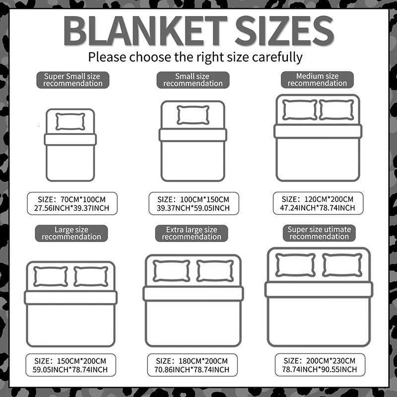 Autumn Winter Warm Cozy Leopard Print Blanket Soft Comfortable Artificial Lambswool Sofa Blanket Antistatic Jacquard Nap Blanket C251111