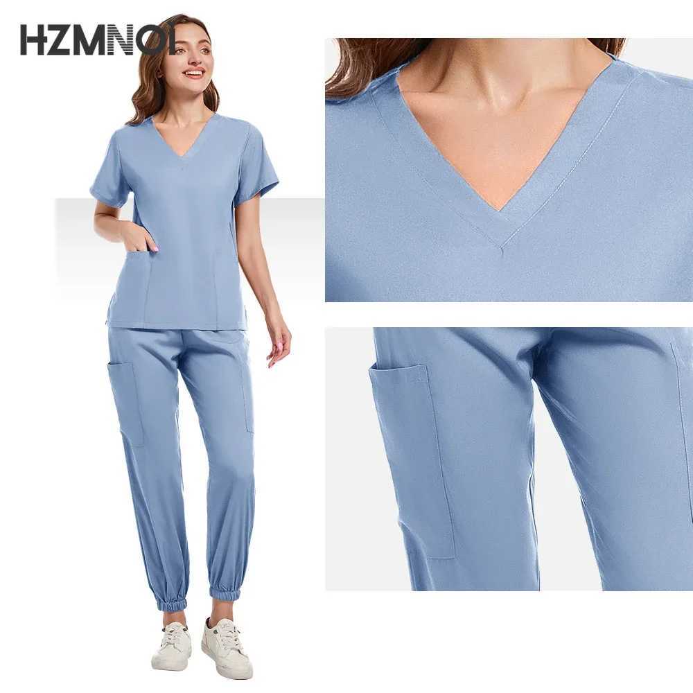 Sales Doctor Nurse Scrubs Set Medical Uniforms Women Jogger Set Hospital Accessories Operating Room Surgical Workwear X250410