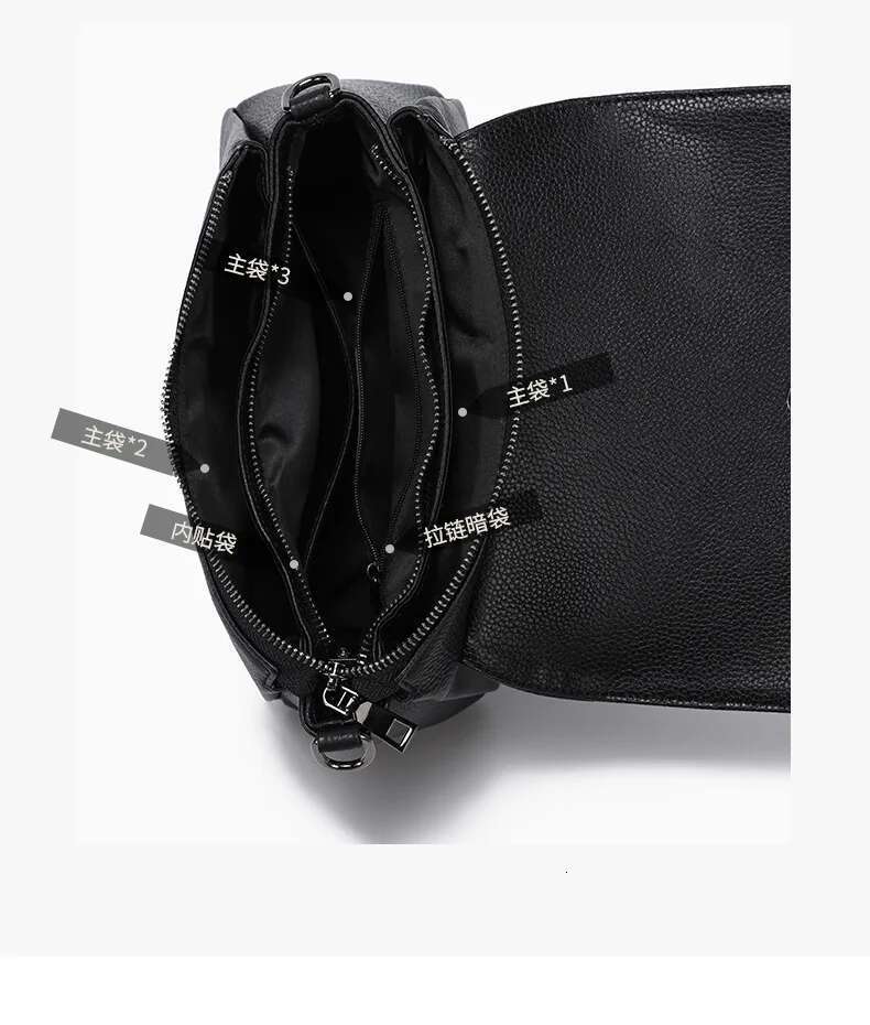 High Quality Genuine Handbags For Women 2024 Underarm Cow Leather Soft Crossbody Ladies Temperament Square Bag