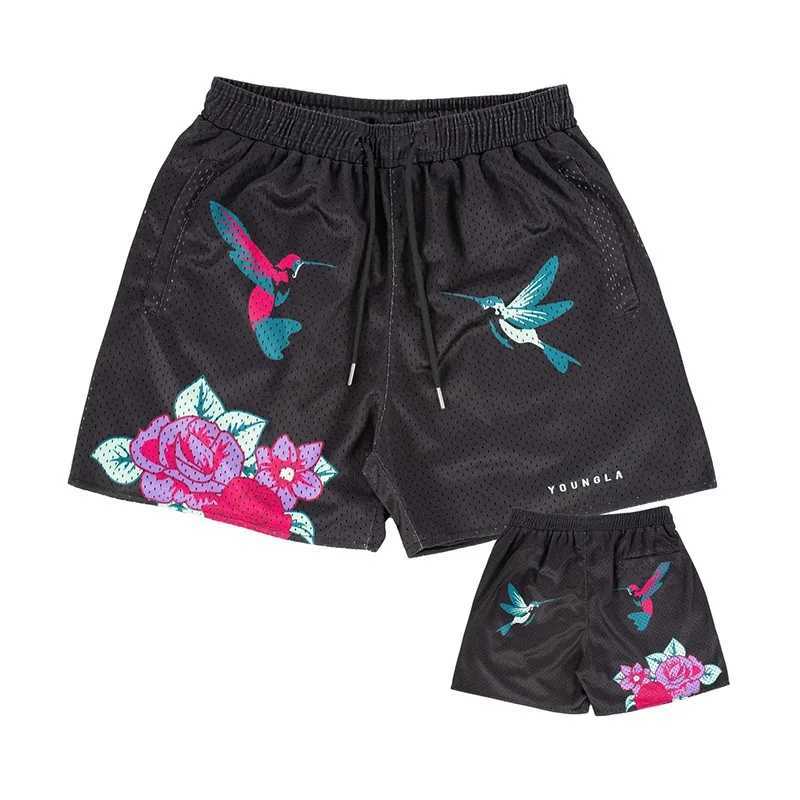 US Hot 2025 Summer American Sports Shorts Mens Sublimation Printed Mesh Breathable Quick Drying Basketball Beach Quarters X250410