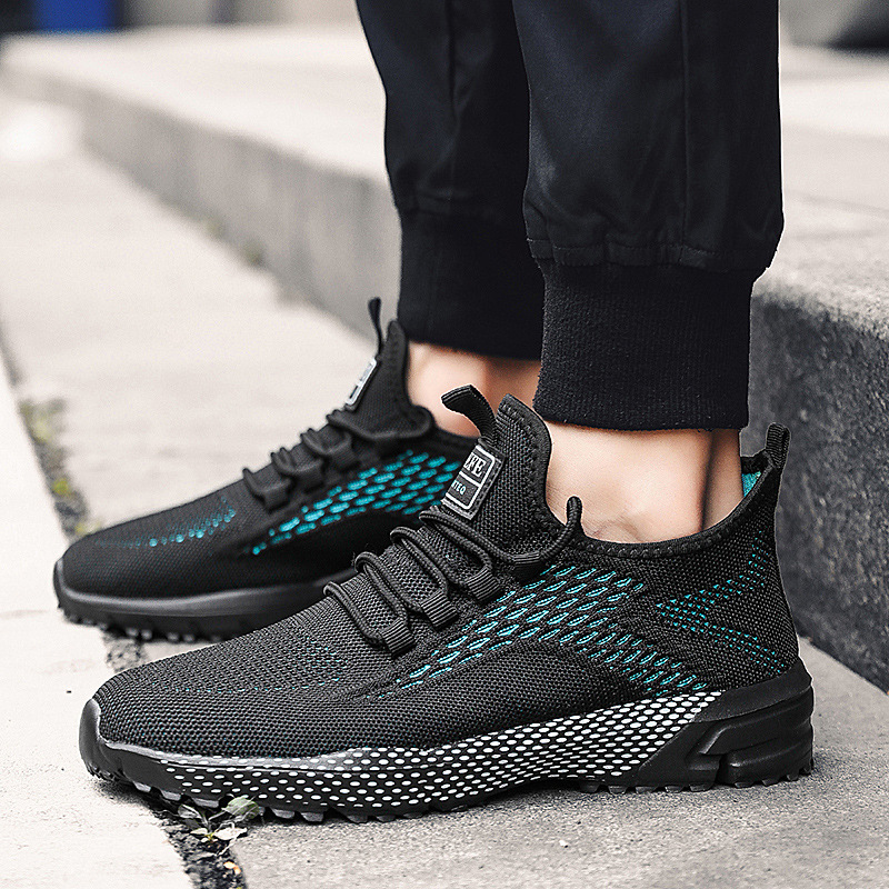 Free shipping designer sport shoe plus size men black comfortable breathable wear-resisting outdoor casual shoe classics