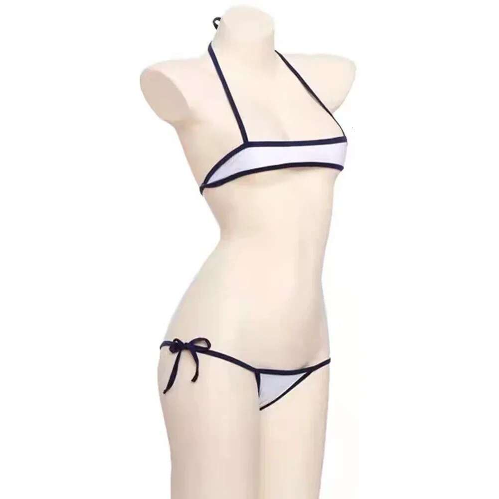 Porno Erotic Micro-Thong Bikinis Women Sexy Swimsuit Biquinis Bandage Swimwear Bikini Set Bathing Suit Swimming