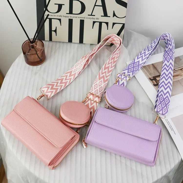 Large Capacity Womens Shoulder Bag Maturation Litchi Pattern Mobile Phone Crossbody Bag Multi-Functional Mother-Child BagT251110