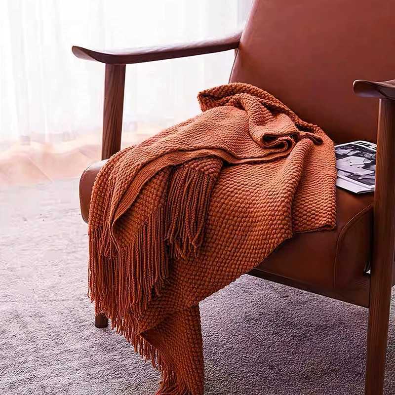 Nordic Christmas Blanket For Bed Sofa Decoration Cover Light Luxury Throw Blanket Bedspread Knitted Shawl Soft Leisure Bed Cover C251111