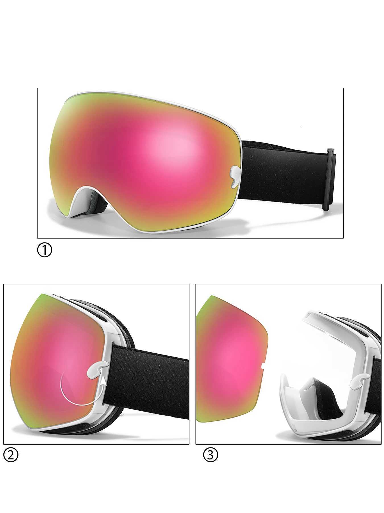 Classics Ski Goggles Double Layers Anti-fog Big Ski Glasses UV400 Skiing Mask Snowboard Men Women Winter Sports Snow Goggles K251110